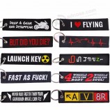 Nieuwe mode nucleaire lancering cool sleutelhangers tag voor motorfietsen en auto's geschenken Tag borduurwerk Sleutelaanhangers houder OEM sleutelhanger sleutelhanger bijoux