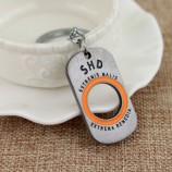 Custom Game Tom Clancy's The Division Keyring Letter SHD badges Keychain