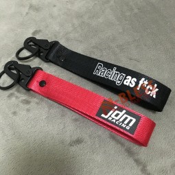 摩托车钥匙扣的不锈钢纽扣赛车钥匙圈
