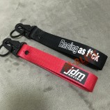 Edelstahl Knopf Auto Racing Schlüsselring für Motorrad Schlüsselbund