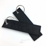 fabriek prijs merknaam logo borduurwerk stof vliegtuig sleutelhangers