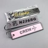 coole stijl speciaal gemaakte geborduurde sleutelhanger