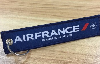 Porte-clés personnalisés tissés Lockrand double face de haute qualité