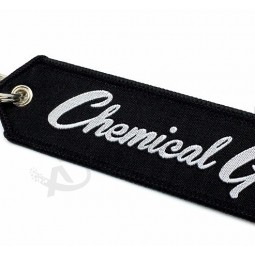 Custom Logo Woven Strap Embroidery personalized keychains