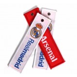 textiel custom logo geweven gepersonaliseerde sleutelhangers voor motorfiets met metalen ring