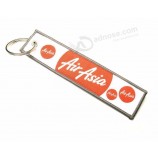 aangepaste korte lanyard geweven gepersonaliseerde sleutelhangers voor kleding