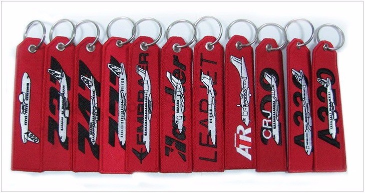 Promotional Durable Woven Keychains