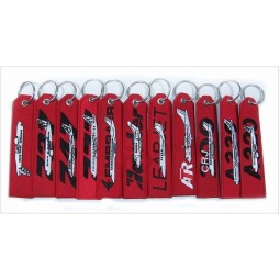Porte-clés personnalisés tissés durables promotionnels