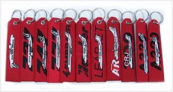 Promotional Durable Woven personalized keychains