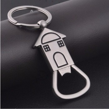 Personnalité créative exquis petite maison porte-clés l’hôtel Tophams famille ouvre-clé pendentif en gros