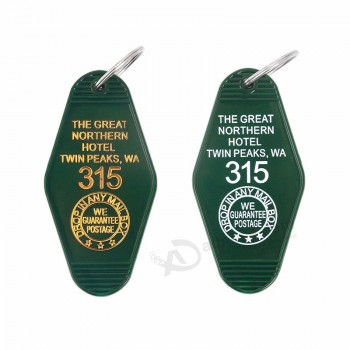 twin peaks keychain keytag Het geweldige noordelijke hotel voor fans