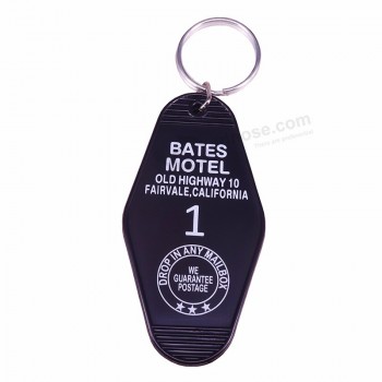 Bates motel chambre 1 porte-clés noir porte-clés avec une touche de la mère porte-clés psycho bijoux film d’horreur inspiré