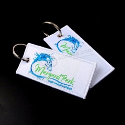 Woven Keychain Labels for Advertising Gifts