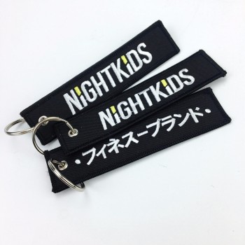 personalized embroidered custom embroidery keychains