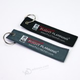 promotionele geweven lege sleutelhanger door uw logo