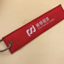 Woven Key Chain Embroidered, Keychain Embroidery by your logo