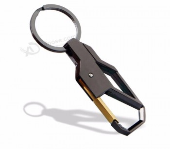amazon heißer Verkauf Manngeschäftsmetallkarabinerschnalle mit Schlüsselring keychain