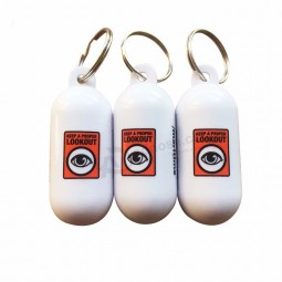 Custom design plastic floating keychain