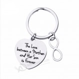 2019 liga de zinco personalizada chaveiro de metal em prata personalizado