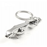 Porzellanprodukt fördernde Porzellanartschlüsselkette, kundenspezifischer Großhandelsschlüsselhalter, kundenspezifischer Metallkeychain mit bestehender Form