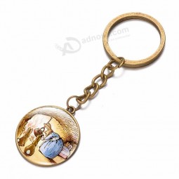 Förderung machen billiges kundenspezifisches Peter-Kaninchenfoto keychain