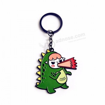 Promotional metal sublimation anime keychain and carabiner keychain