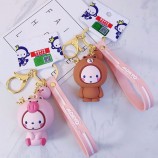 PVC-Karikaturaffe spielt Puppe keychain für Verkauf