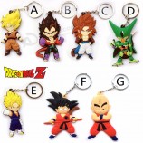 Anime Dragon Ball Affe Schlüsselbund PVC Schlüsselbund Action Figure Anhänger