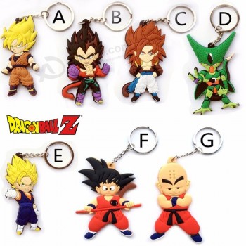 anime dragon ball scimmia portachiavi portachiavi in ​​pvc portachiavi ciondolo action figure