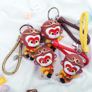 Cartoon Monkey King Porte-clés Pendentifs