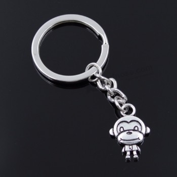 Pendentif vintage double face singe 15x27mm argent