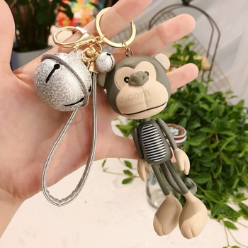 Mignon singe à longues jambes porte-clés Pendentif voiture fournisseur