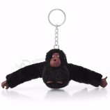 Fausse fourrure en peluche personnalisé jouet singe porte-clés