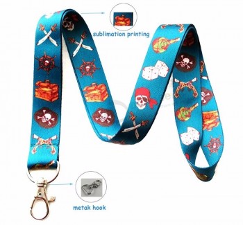Longe Longe de cou imprimée sur mesure Longe d’événement bon marché avec crochet de déclenchement