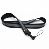 Bedrucktes Schlüsselband mit Logo-Schlüsselbund. Personalisierte Schlüsselbänder