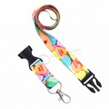 benutzerdefinierte Jacquard Satin Lanyard Hersteller personalisierte Lanyards