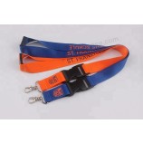 Siebdruck verstellbare Lanyard mit Abzeichen