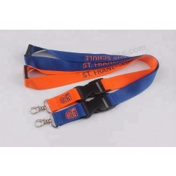 Siebdruck verstellbare Lanyard mit Abzeichen