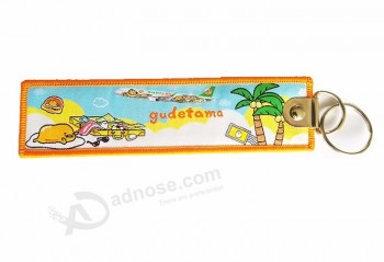 Porte-clés personnalisés Laser Short Double Side Textile