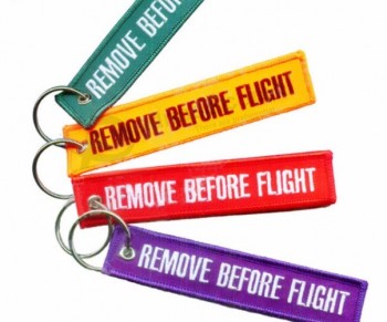 Porte-clés promotionnels en tissu tissé personnalisé Porte-clés personnalisés