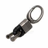 Boucle en fer à cheval tissé à la main Porte-clés Porte-clés créatif Porte-clés de voiture Porte-clés Accessoires auto
