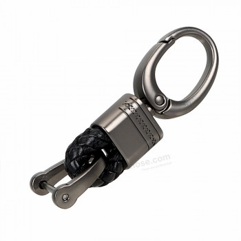 Boucle en fer à cheval tissé à la main Porte-clés Porte-clés créatif Porte-clés de voiture Porte-clés Accessoires auto