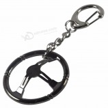 populäres Schmucksachen keychain Hülsenlager, das Selbstedelstahl Auto-Lenkradmodell spinnt