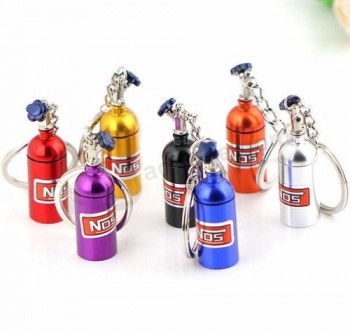 Metal Car Logo NOS keyring key chain keychain compatible for auto pendant Key Holder