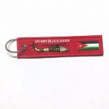 reclame stof sleutelhanger vliegtuig polyester sleutelhanger