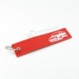 promotional souvenir double sided keychains motorcycle key tag