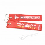 promotioneel logo op maat 13cm vliegtuig sleutelhanger