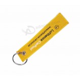 Embroidery Manufacturer Custom Woven Key Tag