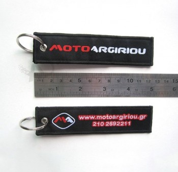 Promotional Customized Woven Fabric Key Tag