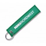 fabrikant groothandel promotionele op maat gemaakte stof Key Tag